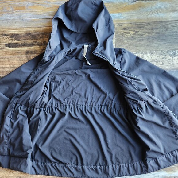 Lululemon Nonstop Hooded Jacket Zip Up Lightweight Water-Repellent Black - Picture 13 of 16